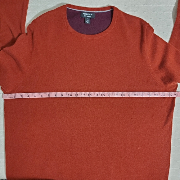 Nordstrom Men's 100% Cahsmere Sweater. Size 2XL - Picture 3 of 8